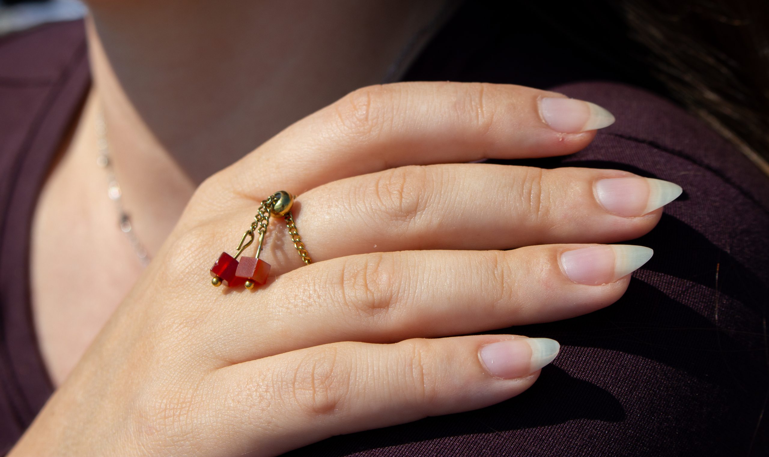 bague-ajustable-acier-inoxydable-rouge
